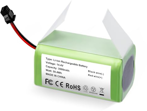 3500mAh 14,4V Li-Ion Batería para Conga Excellence 990, 950, 1090,DEEBOT N79S N79 Y Eufy RoboVac 11 11S MAX 12 15T 15C 15C MAX 30 30C 30 MAX 35C Ecovacs