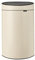 Brabantia - Touch Bin 40L - Extra Large Waste Bin for Kitchen - Soft-Touch Opening - Removable Inner Bucket - Non-Slip Base - Easy Recycling - Bin Liners Included - Soft Beige - 44 x 30 x 73 cm