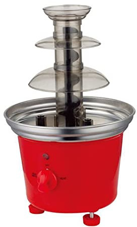 Fondue de Chocolate casera, Mini fuente de Chocolate para el hogar, máquina de cascada para derretir Chocolate, herramientas de cocina,M-Red