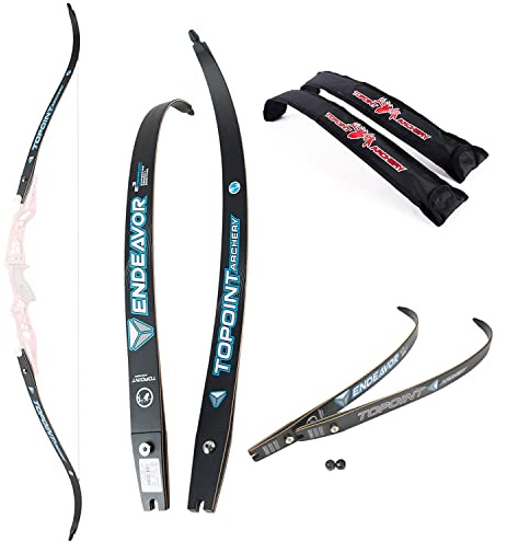 surwolf 66/68/70 Bogenschießen Takedown Recurve Bogen Wurfarme Wettbewerb Recurve Bogen 18-50 lb Erwachsene Ziel Recurve Bogen Wurfarme ILF