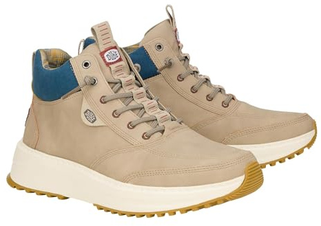 Hey Dude Tahoe - Stivaletti classici da uomo, Grigio talpa, 41 EU