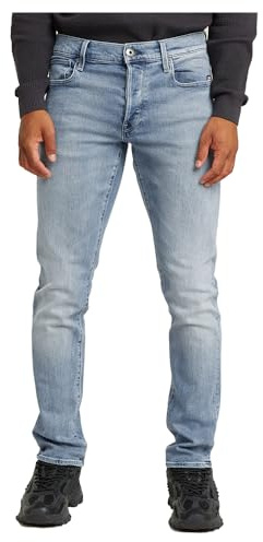 G-Star RAW 3301 Regular Tapered Jeans, Blå (Faded Seascape 51003-d875-c456), 31W / 32L