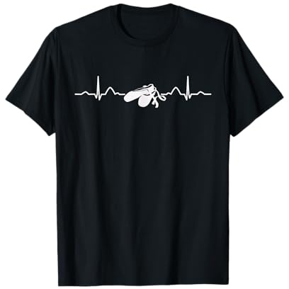 Bailarina Ballet Latido Corazón EKG Mujer Bailarina Camiseta
