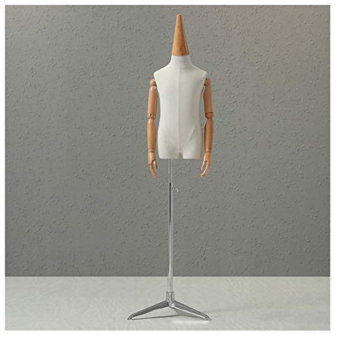 Schaufensterpuppen, Kindertorso, Körper, 3–9 Jahre alt, Schaufensterpuppe, Kleidungsständer, Modell-Requisiten, höhenverstellbare Dreiecksbasis, 2 Stile, 3 Größen