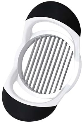 Tomatenschneider Edelstahl Mozzarellaschneider Tomatenteiler Scheibenschneider, Eierschneider Tomato Slicer Obst- und Gemüseschneider, Küchenhelfer Tomatenmesser Kartoffelschneider (Weiß)