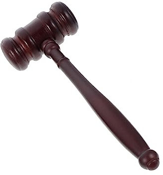 GETAJGHSD Holzrichterhammer Spielzeug Handlicher Kleiner Gavel Mit Klarem Schlaggeräusch Für Kids Gerichtsrolle Rollenspiel Auktionen Geburtstagsgeschenk