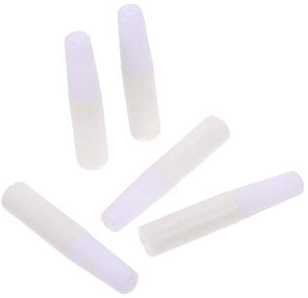 Sewroro 50 Stück Wasserlöslicher Selbstgemacht Klebstoff 6ml Flasche Weiß Schnelltrocknend Kunststoff Kleber für Bastelarbeiten und Handwerk mit Starker Praktikabilität