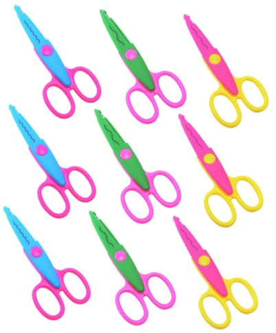 9st Spitze Handgemachte Schere Entzückende Kleine Schere Kleine Haushaltsschere Schere Zum Basteln Zubehör Zum Schneiden Von Papier Papierschere Für Kinder Rostfreier Stahl COHEALI