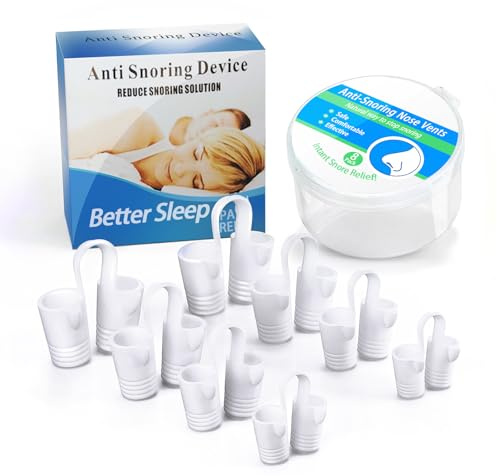 KinomiYa 8pcs Nasal Dilators for Breathing that Work, Nose Opener for Breathing Sleep, Anti Snoring Nose Vents Device for Men and Women