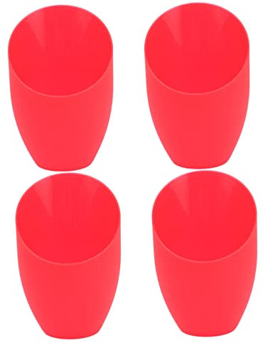 DOITOOL 4pcs Horseshoe Lampshade Plastic Cover Table Lamp Shade Replacement Wall Bedside Lamp Decor