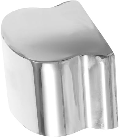 jojofuny Stainless Steel Handrail End Cap Metal Rail Caps for Stair Parts Plugs for Holes Handrail Connector Suitable for Home and Building Railings