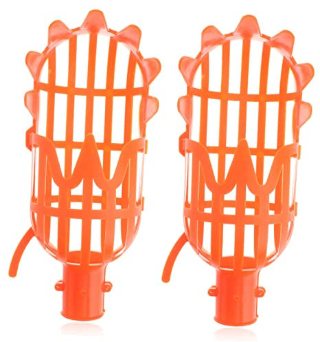 MOBUTOFU 2pcs Labor-saving Fruit Picker Baskets for Efficient Harvesting Orchard Tools for Apples Peaches and More Easy to Install Gentle Fruits