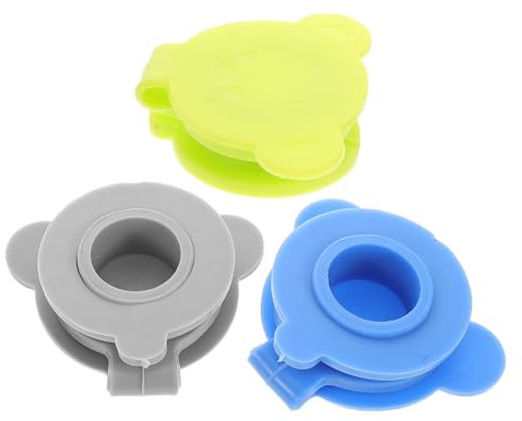 Badewannenstöpsel 3 Stück-Pack aus Silikon, für Babybadewannen, 3cm | Wasserstopper für Abläufe, Ersatz bei Beschädigtem Stopfen, Verhindert Leckage