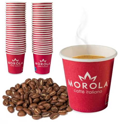 Vasos de café desechables de papel, 50 unidades, vasos de espresso resistentes, 75 ml, reciclables con revestimiento de PLA, ecológicos y elegantes, ideales para bar, oficina, transporte y casa