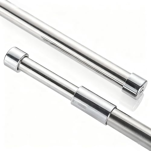 Extendable Wardrobe Rail, Clothes Rail for Wardrobe, 40-65cm Clothes Rail Pole, Rust Resistant for Showers Balcony Windows & Bar Wardrobe