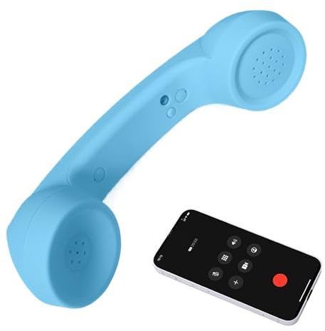 Telefono cellulare senza fili retrò portatile di tipo C auricolare elegante classico design robusto facile da usare, ricevitore telefonico affidabile pratico dispositivo quotidiano | pratico