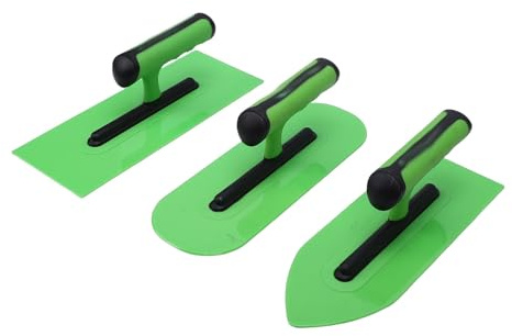Ausla Kit di Cazzuole in Plastica, Cazzuola Finitrice ABS TPR con Punta Rotonda e Quadrata Senza Struttura a Chiodi per Lavori di Falegnameria, Edilizia e Manutenzione