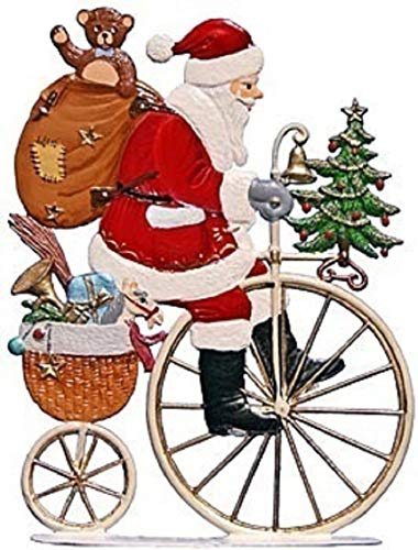 Wilhelm Schweizer Zinnfigur Nikolaus auf Hochrad