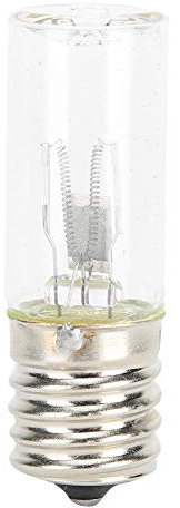 Lampadina LED UV, 3W 10V E17 Lampadina di sterilizzazione UV a spirale di ricambio, Livello UVA 254nm - per purificatore d'aria, forno a microonde, frigorifero, armadio di pulizia, umidificatore