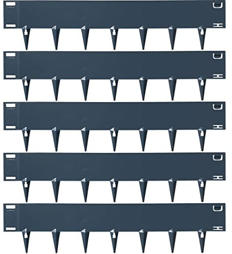 CORE EDGE Lawn Edging | Flexible Decorative Steel Edging Garden Border Edging Lawn Edging Strip Garden Border with a 150mm face height (Anthracite)