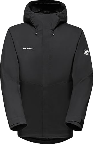 Mammut Chaqueta con capucha para hombre Alto Hs Hardshell (1 unidad), Negro, XXL