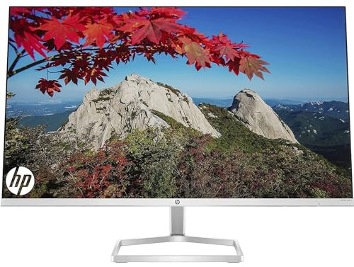 HP M27fd Monitor, Display 27” Antiriflesso IPS FHD Micro-Edge, Risoluzione 1920 x 1080, AMD FreeSync, Tempo Risposta 5ms Overdrive, Comandi su Schermo, DisplayPort, HDMI, VGA, Argento