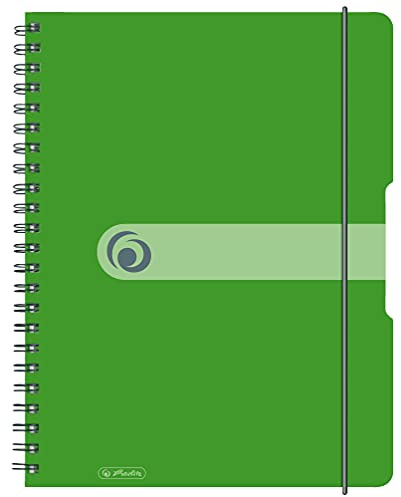 Herlitz Collegeblock easy orga to go A4, hellgrün, kariert, 160 Seiten, 2 Stück