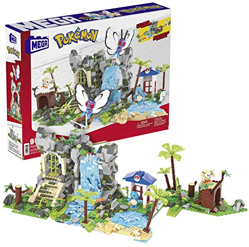 MEGA Pokémon Ultimate Jungle Expedition-byggsats med 1 347 kompatibla klossar och delar som kan kopplas ihop med andra världar, leksakspresentset för barn från 9 år - HHN61