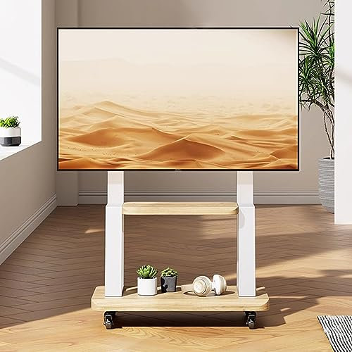 ZAQYCM TV Ständer/TV Standfuß Große Tv-Ständer 32-65, Kleiner TV-Ständer Für Schlafzimmer/Büro/Besprechungszimmer/Business-Messen/Ecke, Boden-Fernsehwagen Für Flachbildschirm (Color : Style-1, Size :