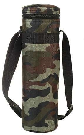 Ieron Borsa Per Il Trasporto Di Bottiglie Isolata Interna Fresca E Calda, Borsa Tote Con Cinghia Per Riporre Bevande, Viaggi, Picnic, Mimetico
