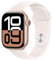 Apple Watch Series 10 GPS + Cellular 42 mm Smartwatch with Rose Gold Aluminium Case with Light Blush Sport Band - M/L. Fitness Tracker, ECG App, Always-On Retina Display, Water Resistant
