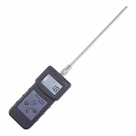 Misuratore di umidità, Misuratore Umidità Muri, Misuratore di umidità MS350 Campo di misura 0-80% Misuratore di umidità for materie prime chimiche capacitive digitali portatili , per Parete, Legno, In