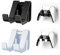 Porta Joystick, Supporto Controller Stand Cuffie Gaming per PS4, PS5, Xbox One, Switch Accessori di Gioco In Bianco e Nero, 2 Pezzi