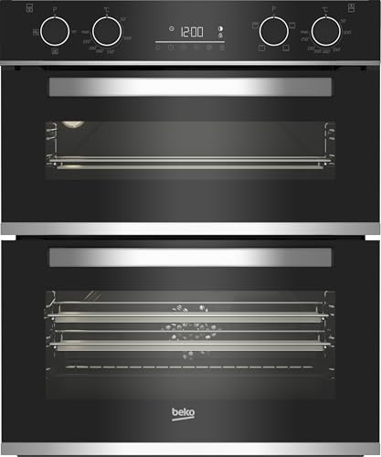 Beko bPRO 500 Built Under Electric Double Oven - Black - A/A Rated