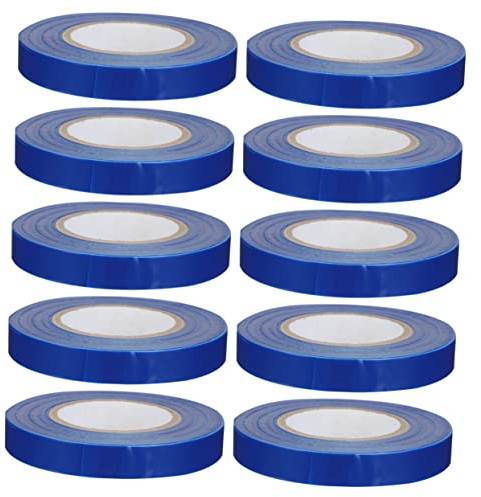 UPKOCH Cinta para Máquina de Atar Plantas de PVC Azul, Fácil de Operar, 10 Rollos de 30m para Ataduras en Jardines y Plantas de Interior
