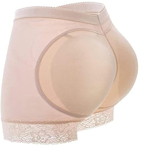 Vorcy Women Butt Pads Fake Butt Lifter Shapewear Padded Panties Hip Enhancer Pads Body Shaper Tummy Control Nude