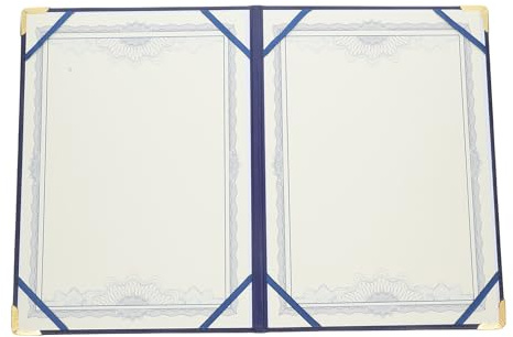 SUPVOX Portadocumenti per Certificati e Diplomi A3 in Pelle Pu Elegante e Portatile Copertina Protettiva per Premi e Esposizione Semplice e Stiloso