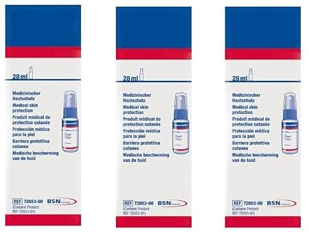 Cuti med Protect Spray 28ml x3 - Forms A Transparent, Waterproof Film Over Skin.