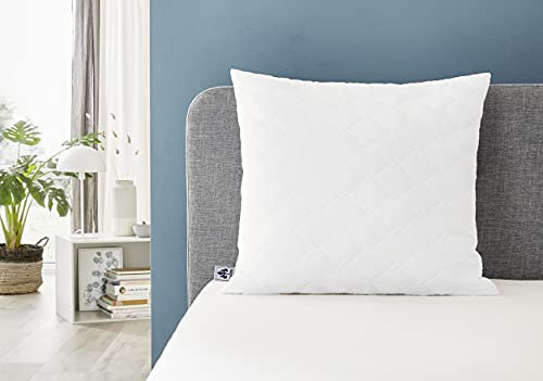 Irisette Micro Thermo Kopfkissen 2er-Set, Kopfkissen mit abnehmbarem Bezug aus softer Microfaser, 80 x 80 cm, Öko-Tex zertifiziert, produziert nach deutschem Qualitätsstandard