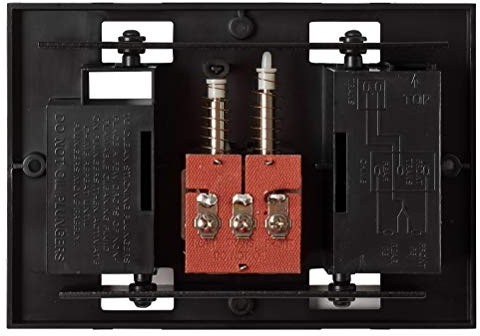 Newhouse Hardware CHIMEBASE2 Door Bell Chime Mechanism Assembly, Fits Most Nutone Models, 6.75” L x 4.75” W x 1.75” H, Black