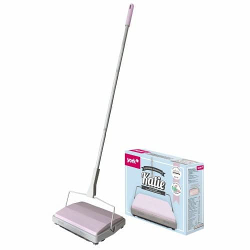 York | Escoba para alfombras sin Electricidad | Escoba de Suelo | aspiradora con batería | barredora | Limpiador de alfombras