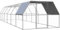 vidaXL Outdoor Hühnerkäfig 3x12x2m Verzinkter Stahl Hühnerstall Freilaufgehege
