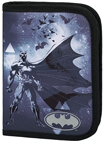 Baagl Astuccio per ragazzi, astuccio per studenti, astuccio per cancelleria, astuccio per cancelleria, astuccio per la scuola (Batman Storm)