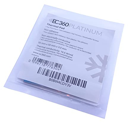 EC360® PLATINUM 16,6W/mK Wärmeleitpad (50 x 50 x 3,0 mm)