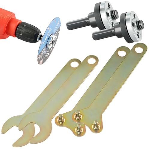 2 Sets Drill Adapter Electric Drill Angle Grinder Connecting Rod Set for Cutting Disc Polish Disc Personal Tools