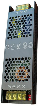 Fuente de alimentación LED Slim 24 V CC, 200W, transformador regulable por DIP (25%-100%), entrada 200-240 V CA, IP20
