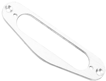 minkissy Gitarre Pickup Montagering für Single Coil und Humbucker Silberner Metallrahmen für Elektrische Gitarren Geeignet für Stil Instrumente Langlebig für DIY Projekte