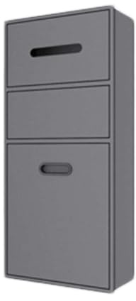Pannello di parete della doccia dell'acciaio inossidabile per il bagno flessibile disegno incorporato grigio 86x30x14cm decorazione della doccia durevole impermeabile rivestimento murale