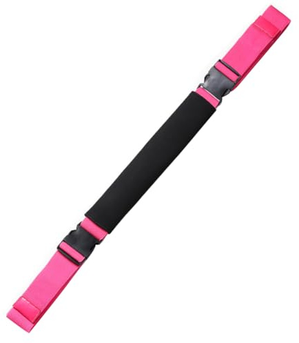 Abaodam Bande Élastique Yoga Réglable pour Fitness Résistance Antidérapante pour Hanches Entraînement et Danse Tension Élastique Portable pour Femmes Rosy