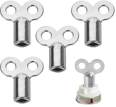 4 Pezzi Chiave Sfiato Termosifone, Robuste Chiavi di Sfiato in Alluminio Chiavi per Riscaldamento